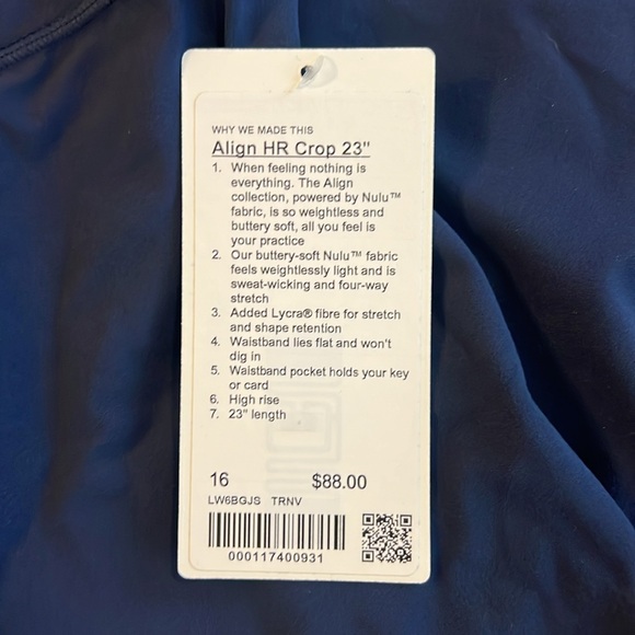 Lululemon align HR crop 23” - Picture 5 of 6